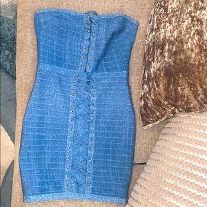 Denim Bandage Dress